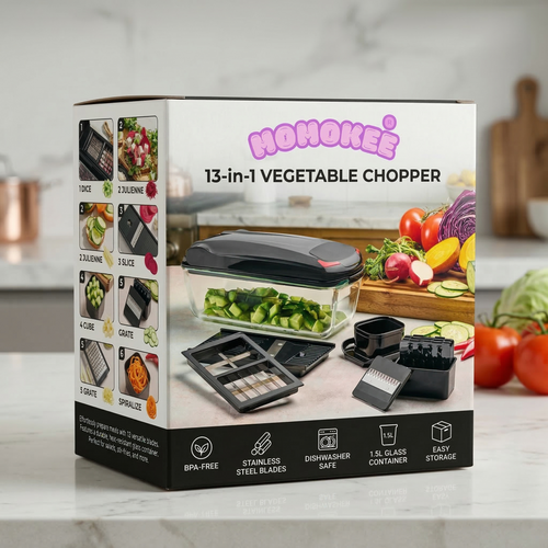 Momokee® 13-in-1 Vegetable Chopper