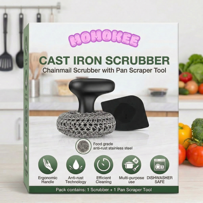 Momokee® Cast Iron Scrubber