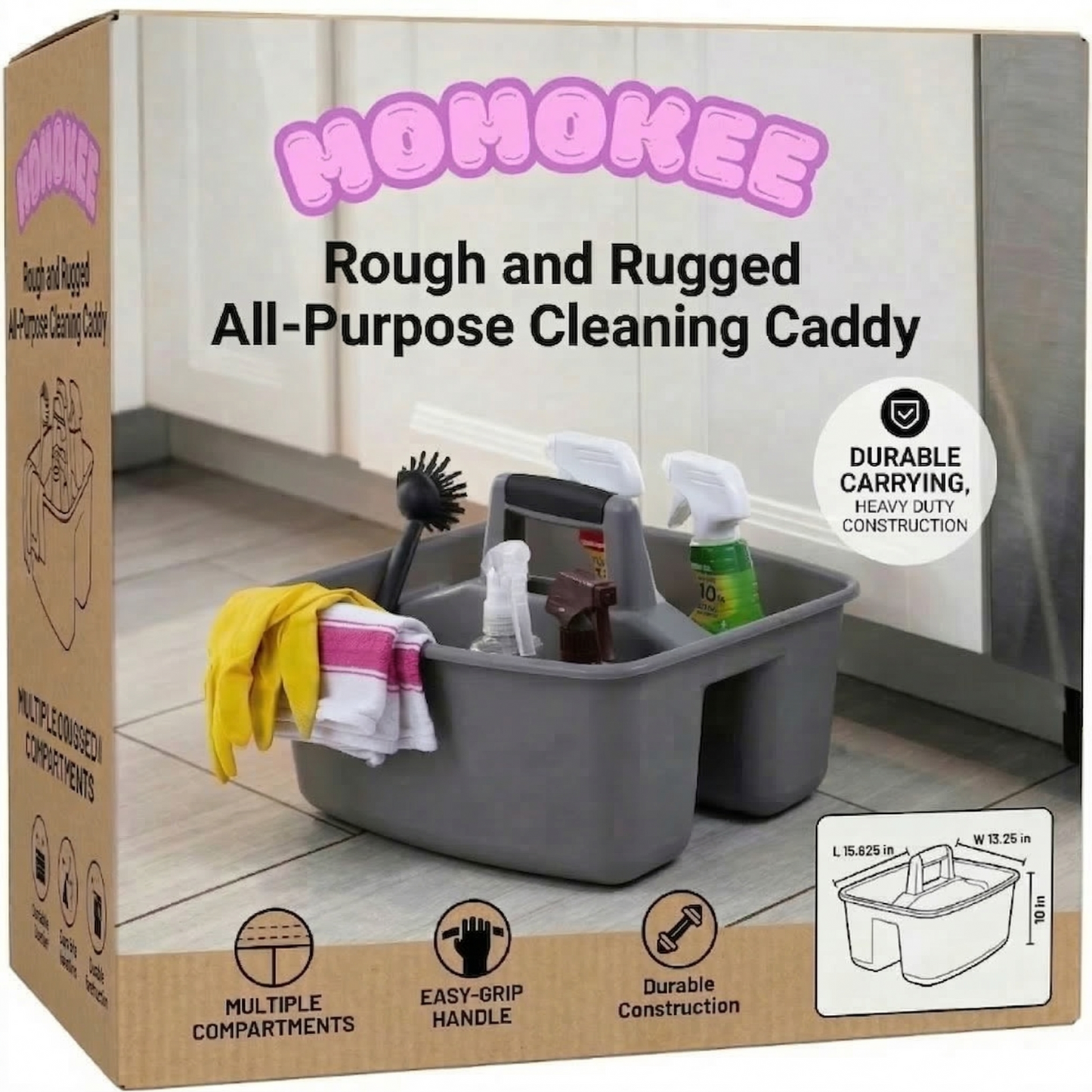 Momokee® Rough and Rugged All-Purpose Cleaning Caddy