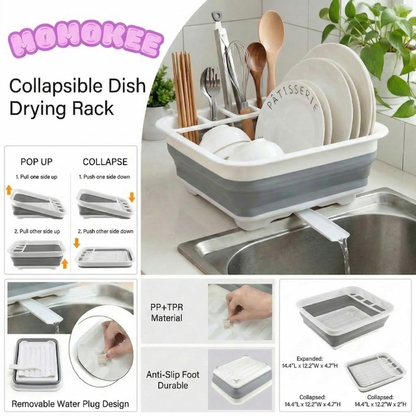 Momokee® Collapsible Dish Drying Rack