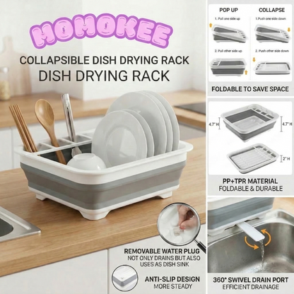 Momokee® Collapsible Dish Drying Rack