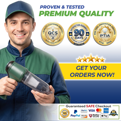momukee® TurboClean 3-in-1 Handheld Vacuum