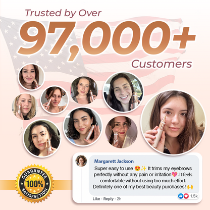 momokee® 2-in-1 Electric Facial & Eyebrow Trimmer
