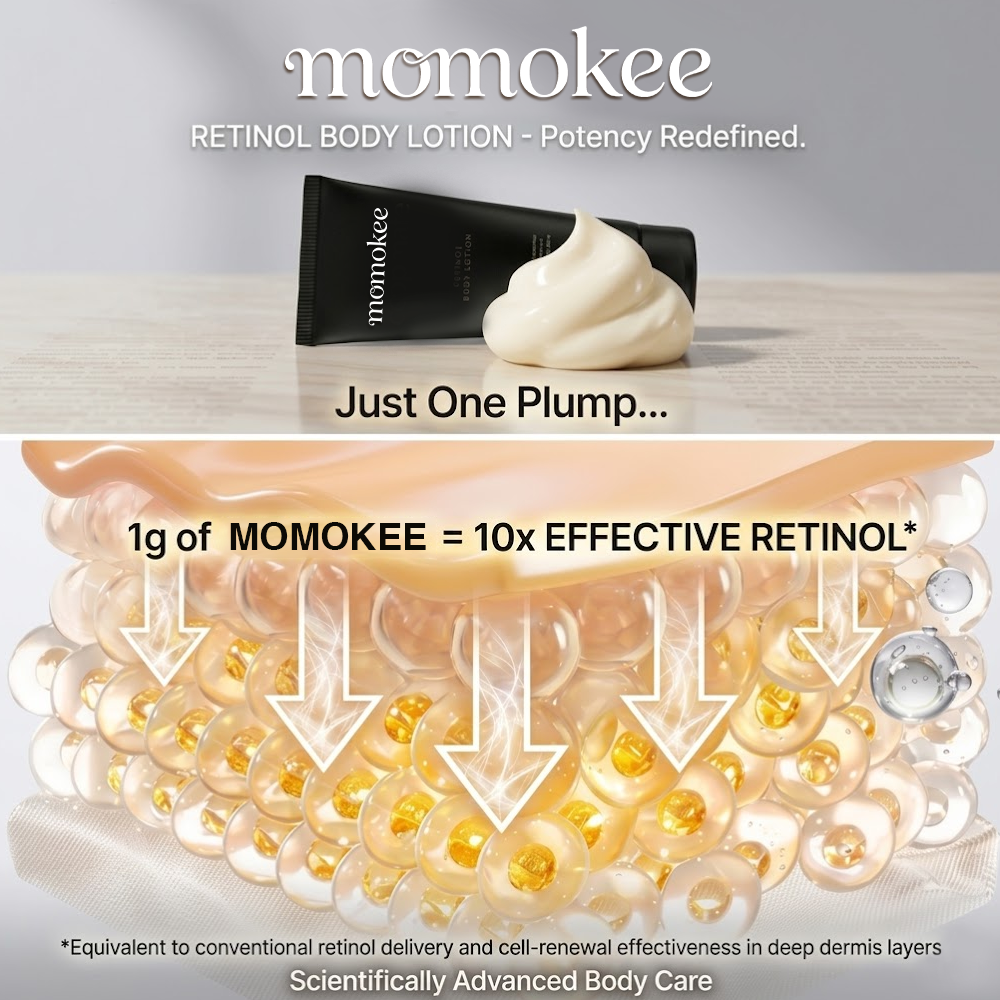 momokee® Retinol Firming & Whitening Body Lotion