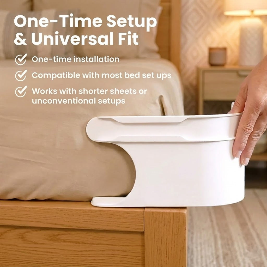 momokee® Fitted Bed Sheet Holders Firm Sheet Grip 𝘸𝘪𝘵𝘩 𝘐𝘯𝘷𝘪𝘴𝘪𝘣𝘭𝘦 𝘚𝘵𝘳𝘪𝘱𝘴