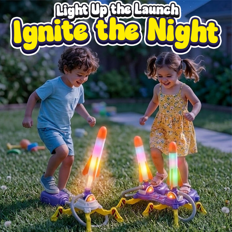 Momokee® Children's Foot-stepping Rocket Toy
