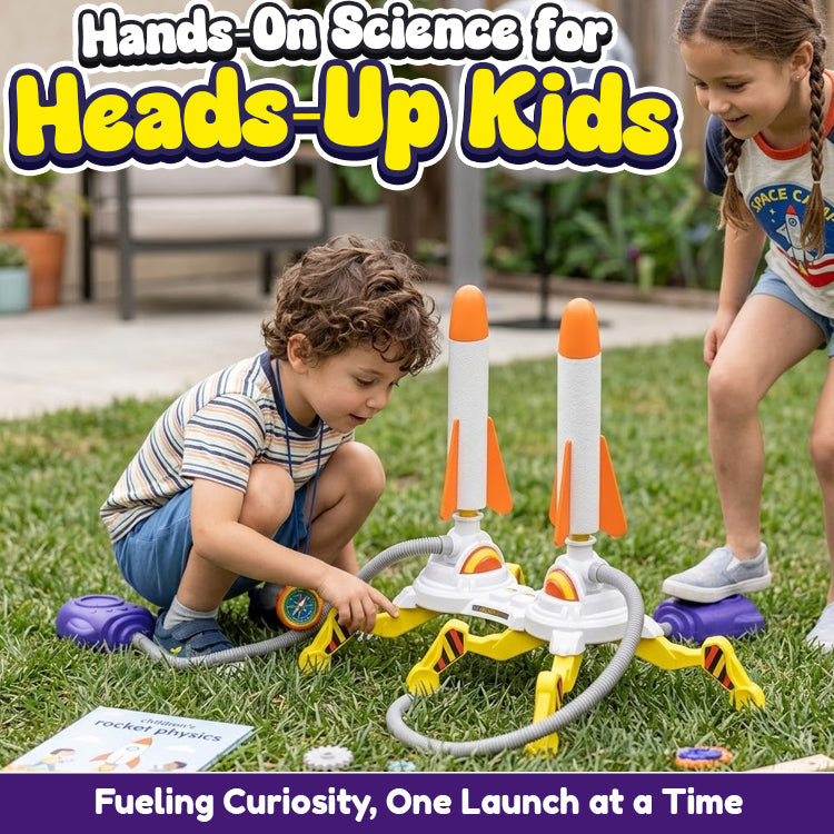 Momokee® Children's Foot-stepping Rocket Toy