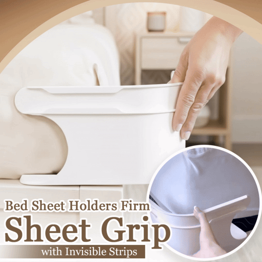 Momokee® Fitted Bed Sheet Holders Firm Sheet Grip with Invisible Strips