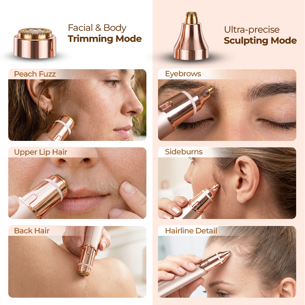 momokee® 2-in-1 Electric Facial & Eyebrow Trimmer