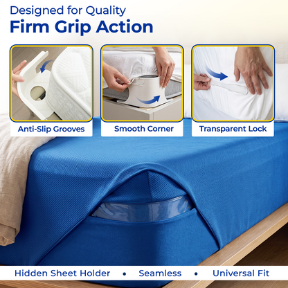 Momokee® Hidden Fitted Bed Sheet Holders