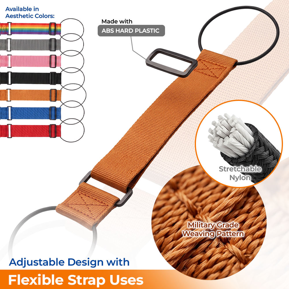 Momukee® Adjustable LuggageLock Bungee