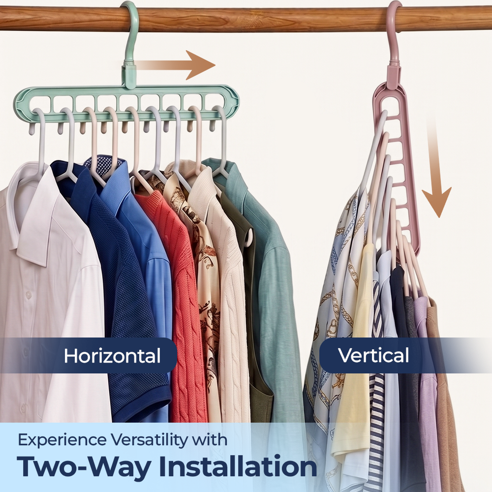 Momokee® 9-Tier Space Saving Hanger Organizer