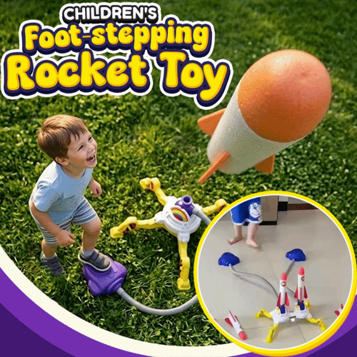 Momokee® Children's Foot-stepping Rocket Toy