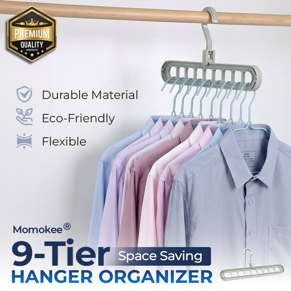 Momokee® 9-Tier Space Saving Hanger Organizer