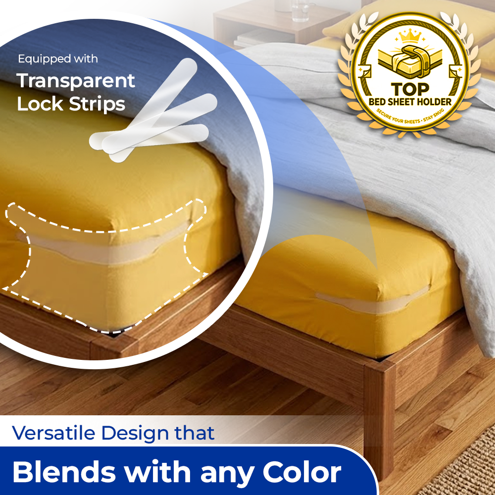Momokee® Hidden Fitted Bed Sheet Holders