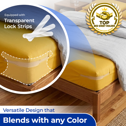 Momokee® Hidden Fitted Bed Sheet Holders