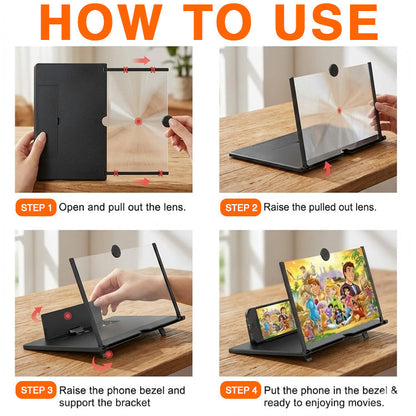 Momokee® 3D Curved Screen Magnifier For Smartphones