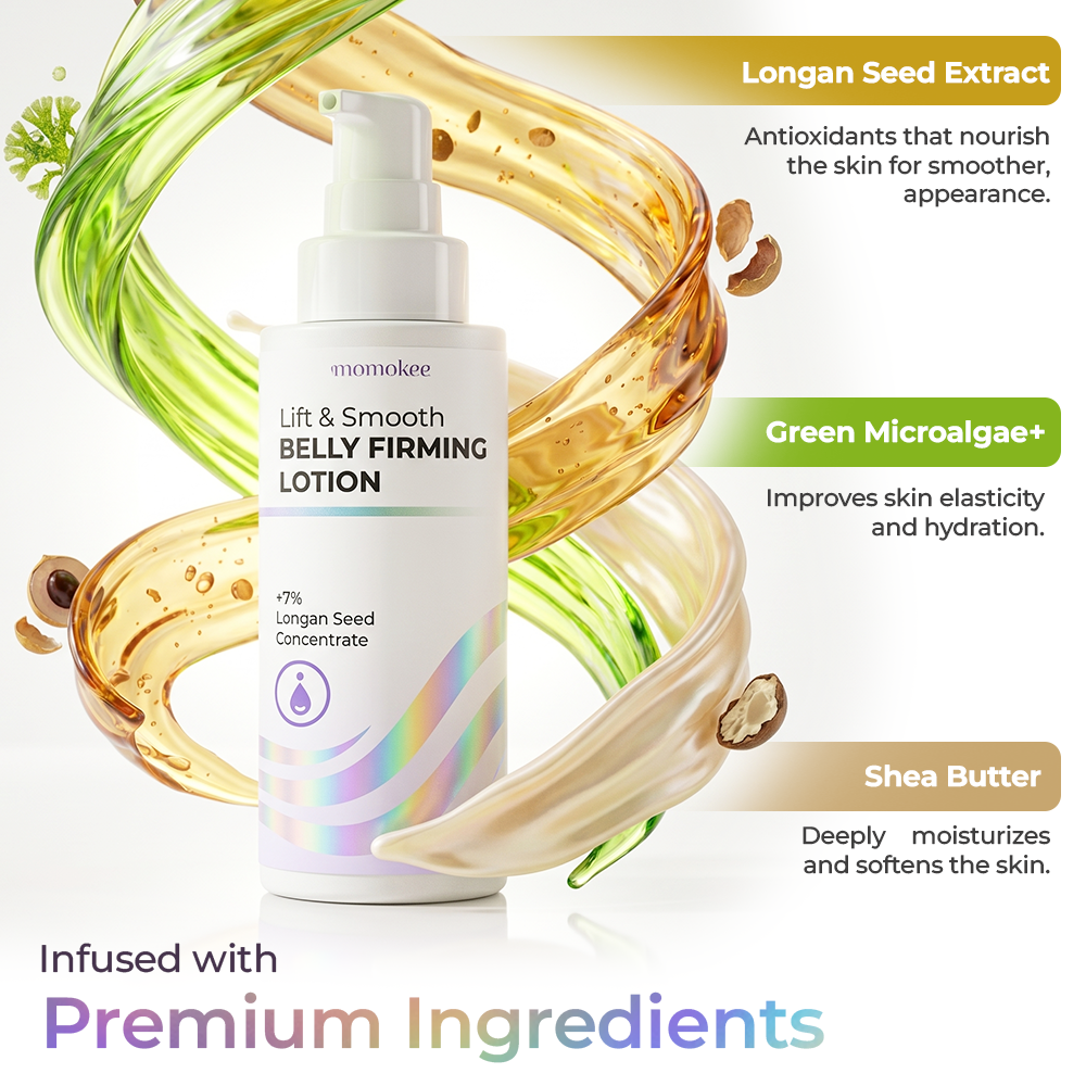 Momokee® Lift & Smooth Belly Firming Lotion