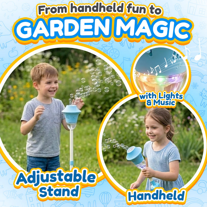 Momokee® Automatic Handheld Bubble Machine for Kids