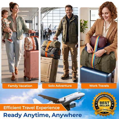 Momukee® Adjustable LuggageLock Bungee
