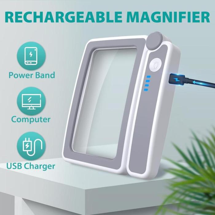 Momokee® LED Light Book Page Magnifier