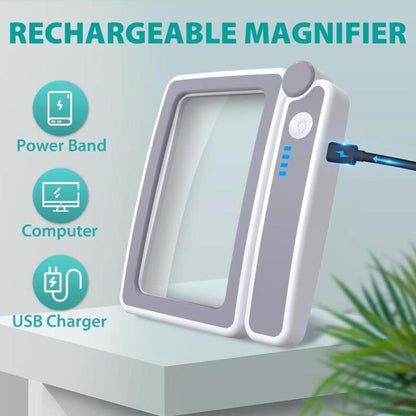 Momokee® LED Light Book Page Magnifier