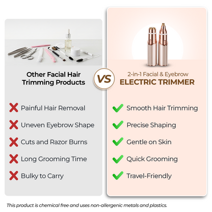 momokee® 2-in-1 Electric Facial & Eyebrow Trimmer