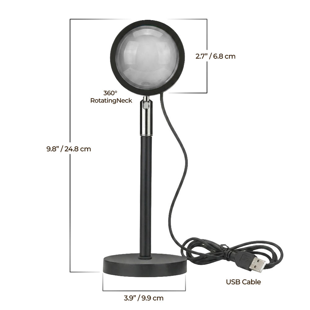 momokee® 16-Color RGB Sunset Projector Lamp