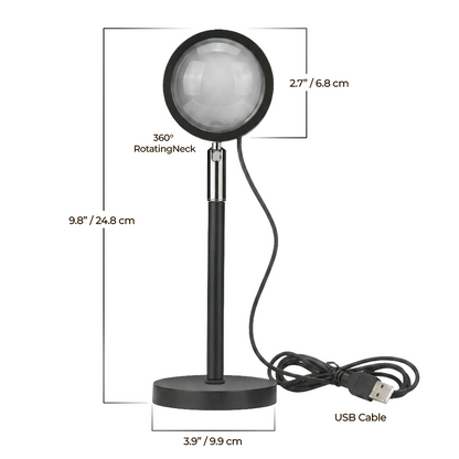 momokee® 16-Color RGB Sunset Projector Lamp
