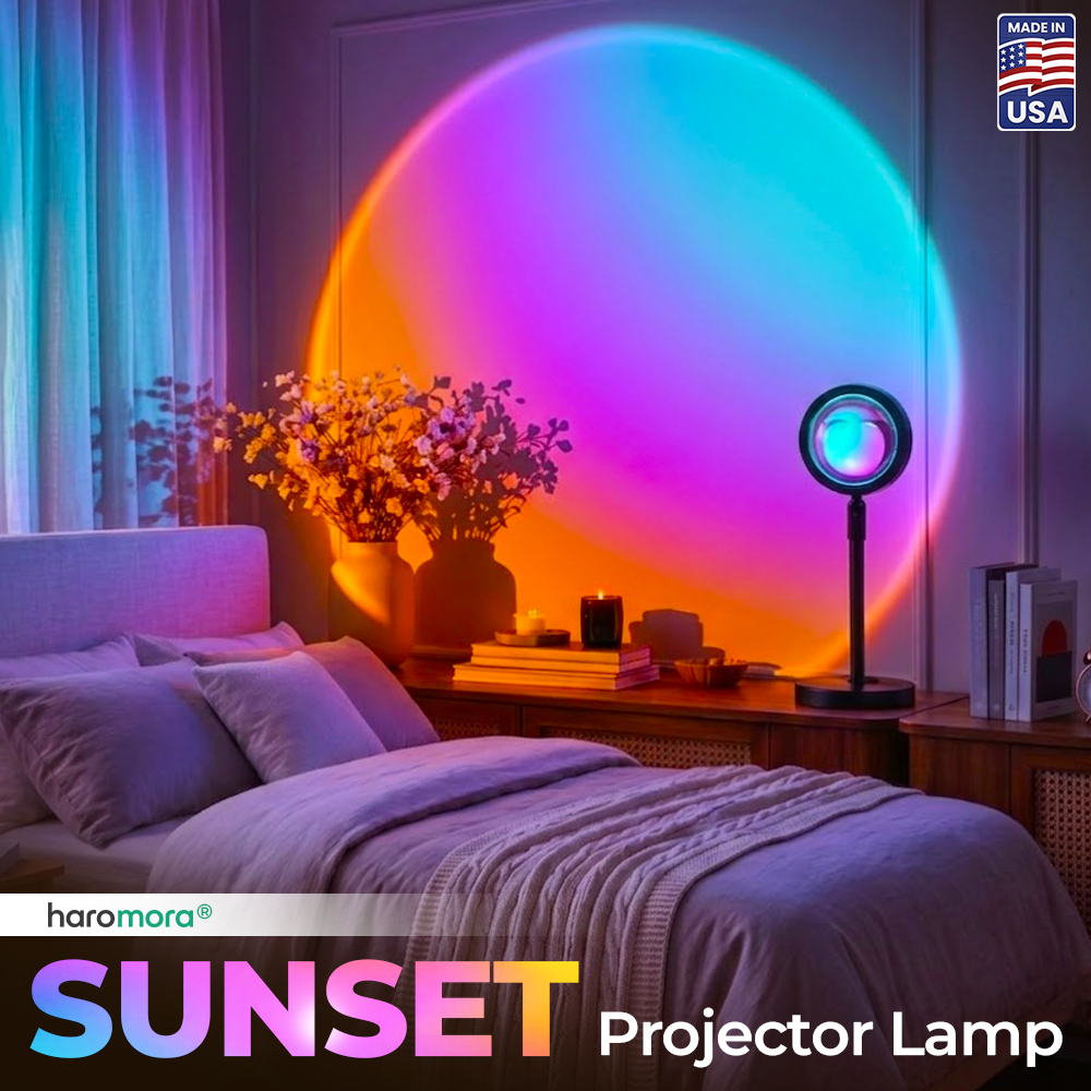 momokee® 16-Color RGB Sunset Projector Lamp