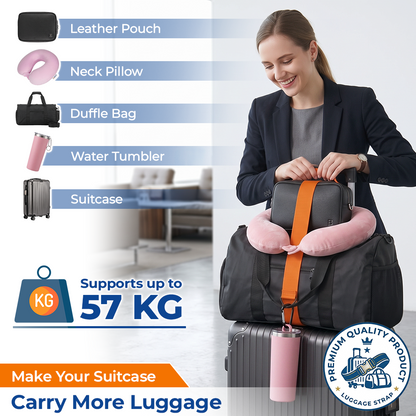 Momukee® Adjustable LuggageLock Bungee