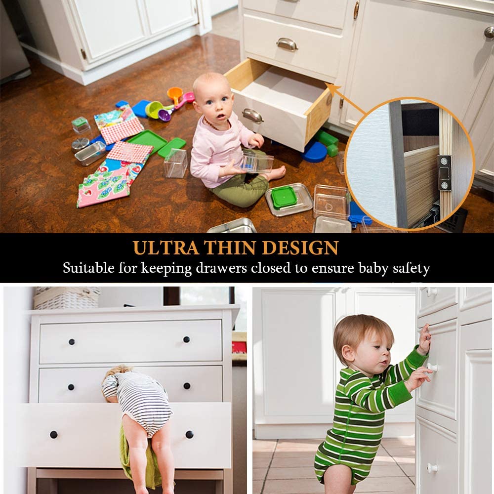 Momokee® Ultra-Thin Invisible Cabinet Door Magnets