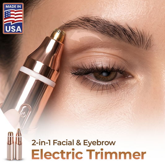 momukee® 2-in-1 Electric Facial & Eyebrow Trimmer